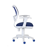 Кресло CH-W797/BL/TW-10 спинка сетка синий, сиденье синий