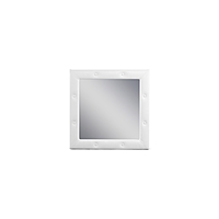 Зеркало "Алеро" квадратное, 85,5х85,5 см, цвет белый