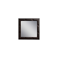 Зеркало "Алеро" квадратное, 85,5х85,5 см, цвет коричневый