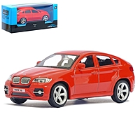 Машина металлическая "BMW X6", масштаб 1:43, МИКС