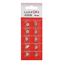 Батарейка Алкалиновая  Luazon, AG3, LR41, блистер, 10 шт,