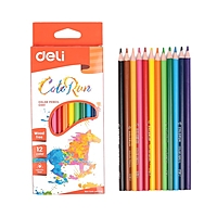 Карандаши 12цв Deli ColoRun EC00100 трехгран.пластик