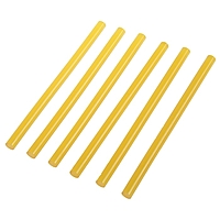 Стержни клеевые "TUNDRA basic" D 11 х 200 мм, 6 шт. желтые по бумаге и дереву