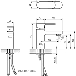 Смеситель для раковины Ravak Chrome CR 012.00 X070041 хром