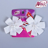 Заколка для волос с цветком (набор 2 шт) Феи ВИНКС