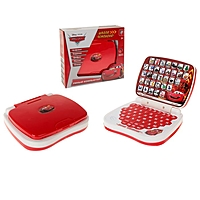 Игрушка обучающая компьютер «Школа чепиона!», звуковые эффекты, работает от батареек, Тачки