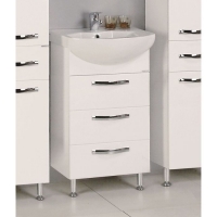 Тумба-умывальник «Ария 50 Н», цвет с раковиной «Смайл 50»