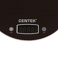 Весы кухонные Centek CT-2456, электронные, до 7 кг, коричневые