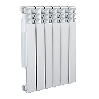 Радиатор Tropic 500x80 мм алюминиевый, 6 секций