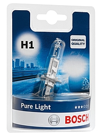 Лампа Bosch Pure Light H1 12V 55W P14.5s 1987301005