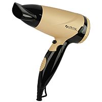 Фен Centek CT-2209 BLG, 1550 Вт, 3 скорости, 3 температурных режима, черно-желтый