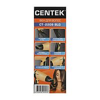 Фен Centek CT-2209 BLG, 1550 Вт, 3 скорости, 3 температурных режима, черно-желтый