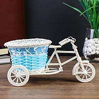 Корзинка декоративная "Велосипед с кашпо"