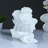 Статуэтка "Три ангела" белый 16×28×22 см