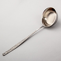 Ложка разливательная малая 30 см, d=9 см "Уралочка", толщина 2 мм, упрощённая обработка