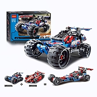 Конструктор с инерционным механизмом "Багги", 160 деталей