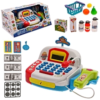 Игровой набор "Касса" с продуктовой тележкой