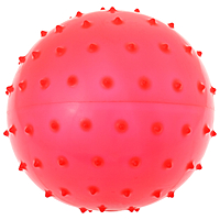 Мячик массажный цвет матовый пластизоль d=12 см 24гр, цвета МИКС