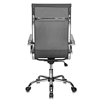 Кресло руководителя Бюрократ CH-993/M01, сетка, крестовина хром, чёрный