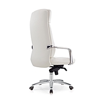 Кресло руководителя Бюрократ DAO/WHITE, крестовина алюминий, белый