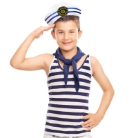 Шляпа юнги детская "Будущий моряк", р-р. 52