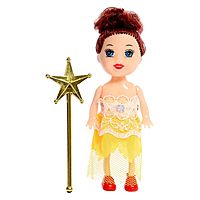 Кукла малышка «Волшебница», с волшебной палочкой, МИКС