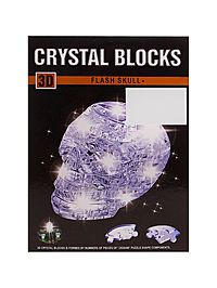 Пазл 3D Череп кристаллический 49 деталей световые эффекты