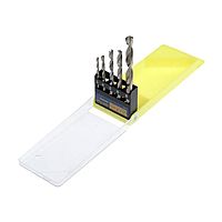 Набор сверл по металлу TUNDRA, HSS, TiN, цилиндрический хвостовик, 3-4-5-6-8 мм, 5 шт.