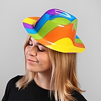 Карнавальная шляпа "Цветная", на резинке