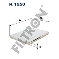 Фильтр салона FILTRON K1250