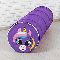 Игровой тоннель для детей Единорог цвет фиолетовый