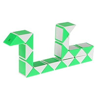 Головоломка "Змейка", цвет зелёный