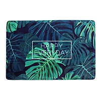 Коврик для ванной "Листья монстеры"