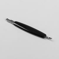Триммер-пушер для ногтей, чёрная ручка