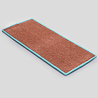 Когтеточка угловая средняя, ковролиновая с пропиткой, 57 х 27 см, микс