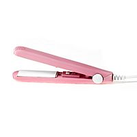 Выпрямитель мини LuazON LW-27, 25 Вт, керамическое покрытие, белые пластины, розовый