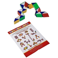 Головоломка "Змейка цветная"