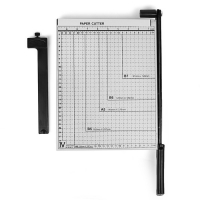 Резак сабельный для бумаг A4 до 10 листов, металлическая основа, длина реза 320мм
