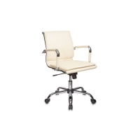 Кресло руководителя CH-993-Low/Ivory низкая спинка, слоновая кость, искусственная кожа