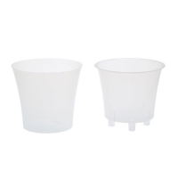 Горшок 3,5 л "Арте", цвет прозрачный-прозрачный