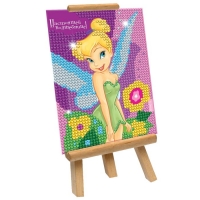 Алмазная вышивка (мозаика) А6 "Настоящей волшебнице", Феи: Динь-Динь, ёмкость, стержень, клеевая подушечка