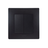 Механизм выключателя-переключателя 2-кл. СП Legrand "Etika Plus ", авт., антрацит 672612