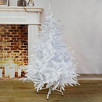 Ёлка "Элит белый перелив" (литые ветки) 120 см, d нижнего яруса 80 см, 322 ветки