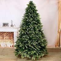 Ёлка "Элит традиция" (литые ветки) 240 см, d нижнего яруса 155 см, 1650 веток