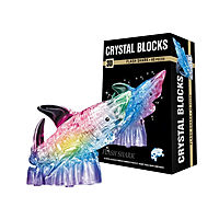 Пазл 3D Акула кристаллический 40 деталей свет от батареек