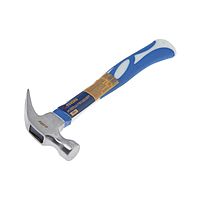 Молоток-гвоздодер TUNDRA, фиберглассовая 2К рукоятка, 250 г