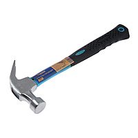 Молоток-гвоздодер TUNDRA, фиберглассовая 2К рукоятка, 500 г