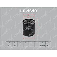 Фильтр масляный LYNXauto LC1610