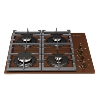 Варочная поверхность Gefest 2230 К4, газовая, 4 конфорки, коричневая