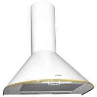 Вытяжка Elikor Эпсилон 60П-430-П3Л, каминная, 430 м3/ч, 3 скорости, 60 см, белая/золото